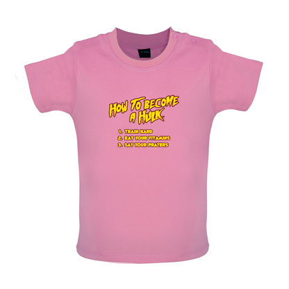 Hulk Checklist Baby T Shirt