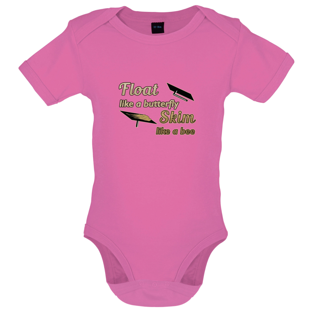 Float Like A Butterfly Skim Like A Bee Baby T Shirt