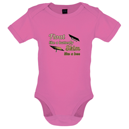 Float Like A Butterfly Skim Like A Bee Baby T Shirt