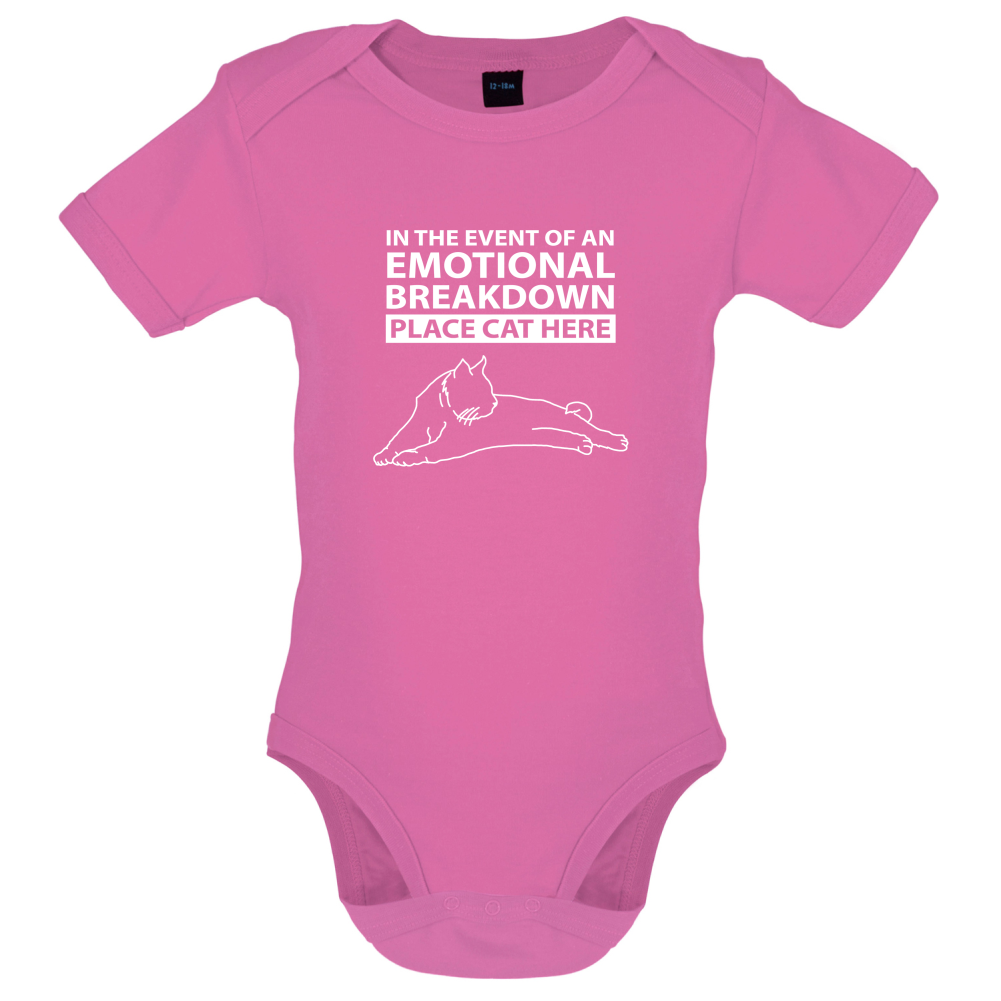 Emotional Breadown Place Cat Here Baby T Shirt