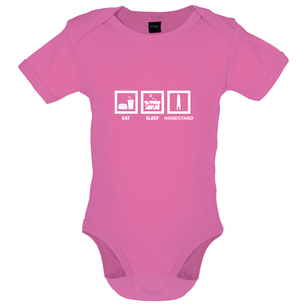 Eat Sleep Handstand Baby T Shirt