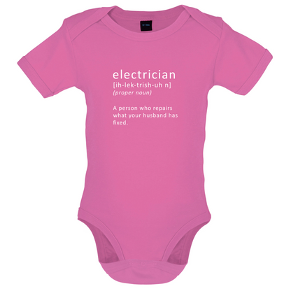 Electrician Who Repairs Baby T Shirt