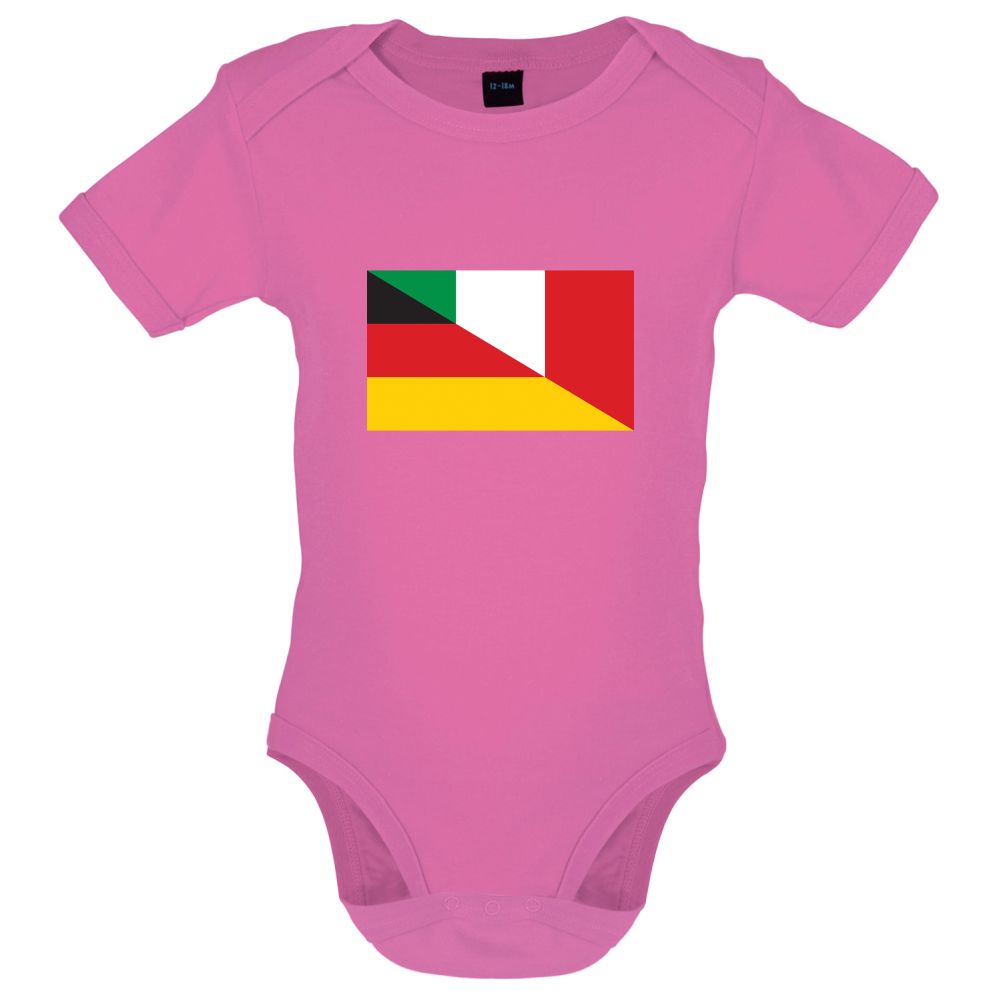 Half German Half Italian Flag Baby T Shirt