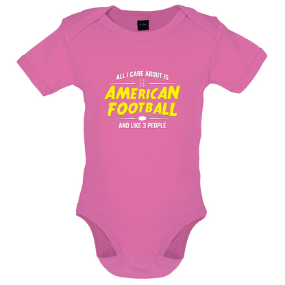 All I Care About Is American Football Baby T Shirt