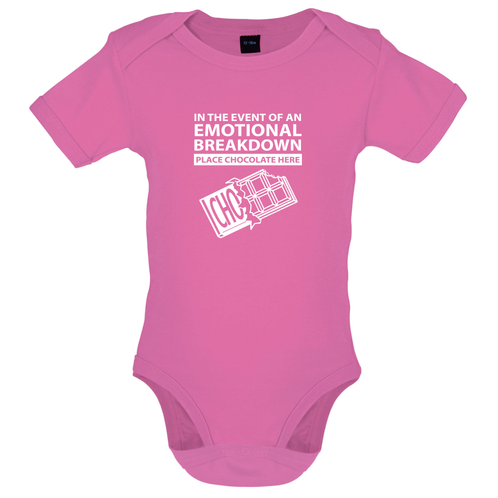 Emotional Breadown Place Chocolate Here Baby T Shirt