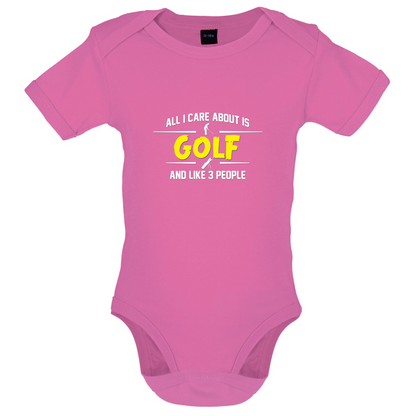 All I Care About Is Golf Baby T Shirt
