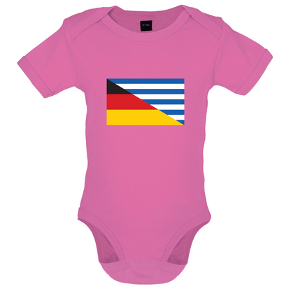 Half German Half Greek Flag Baby T Shirt