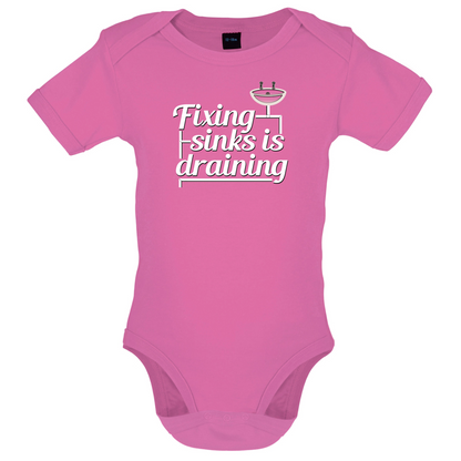 Fixing Sinks Is Draining Baby T Shirt