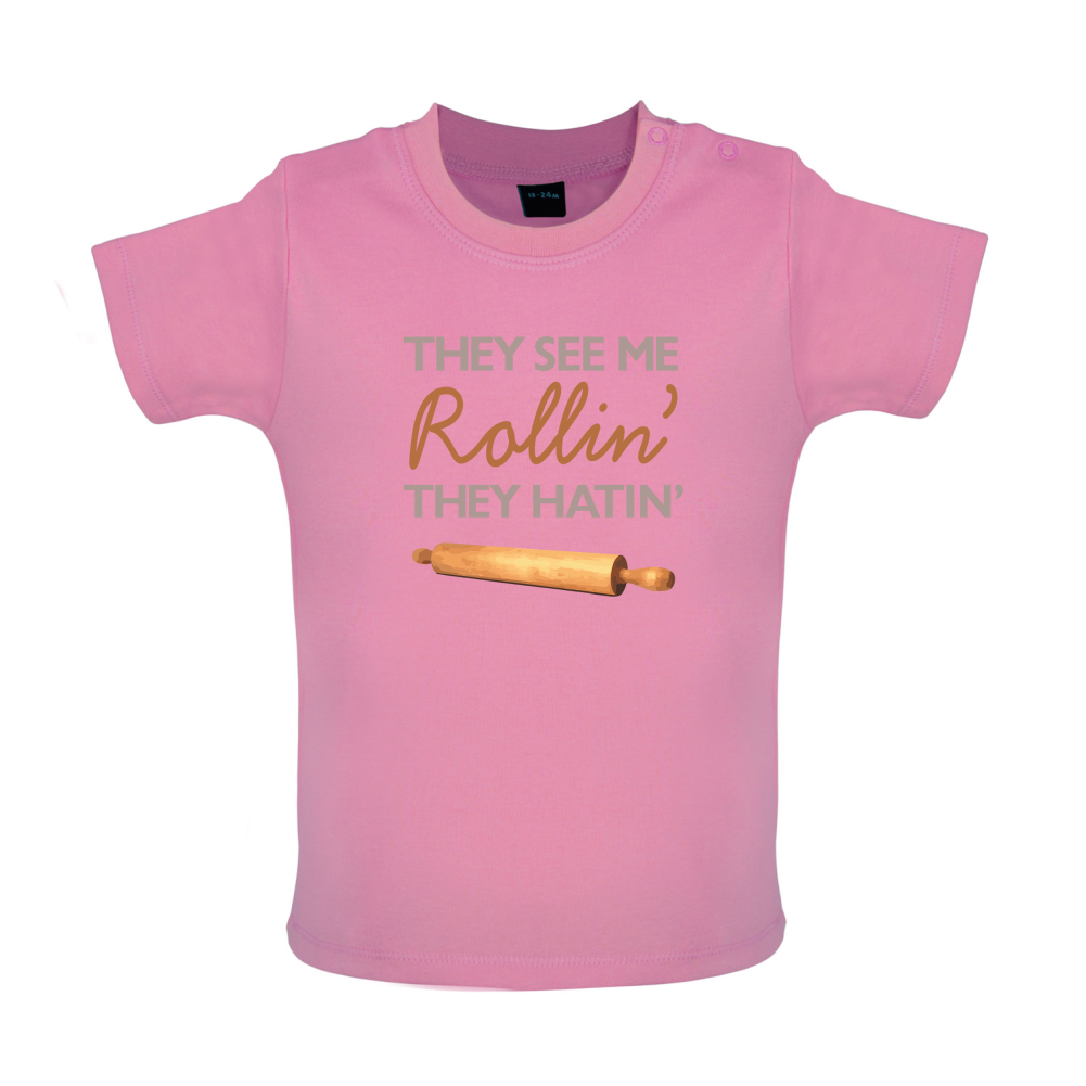 They See Me Rollin' Baby T Shirt