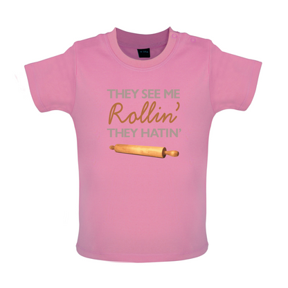They See Me Rollin' Baby T Shirt