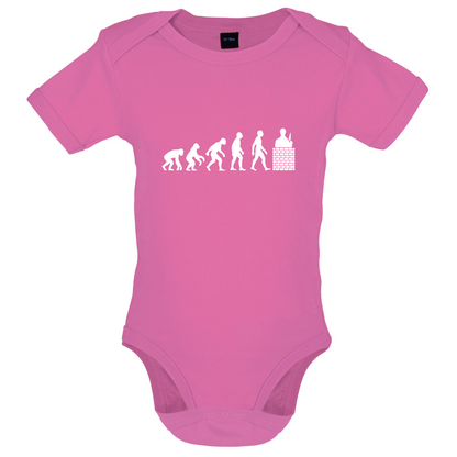 Evolution Of Man Brick Layer Baby T Shirt