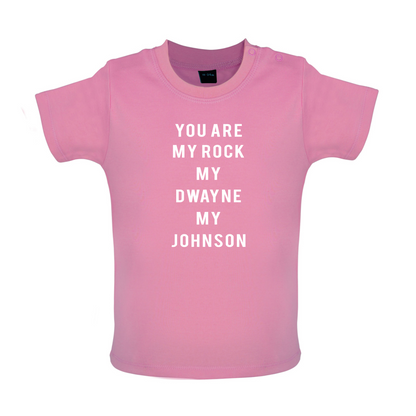 You Are My Rock Baby T Shirt