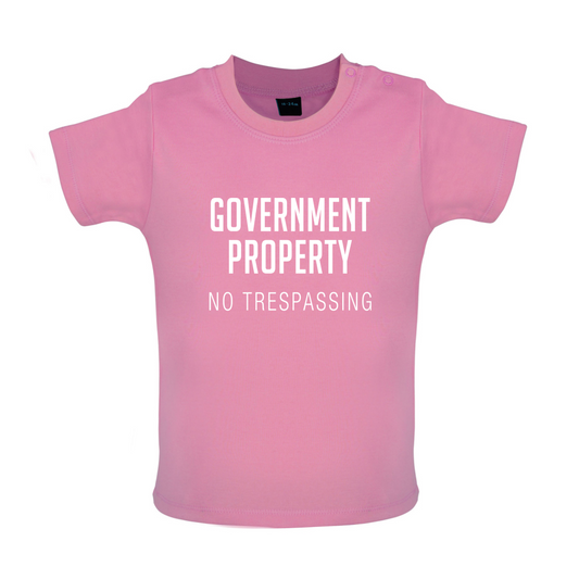 No Trespassing Baby T Shirt