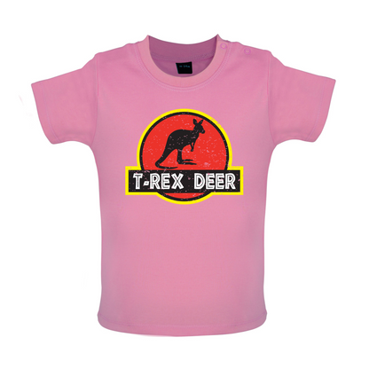 T-Rex Deer Baby T Shirt