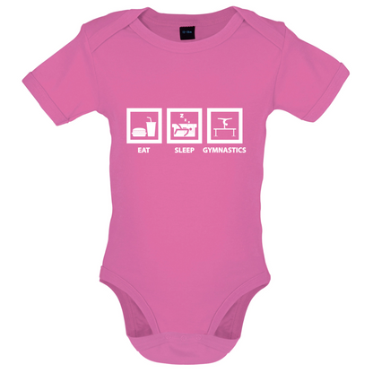 Eat Sleep Gymnastics Baby T Shirt