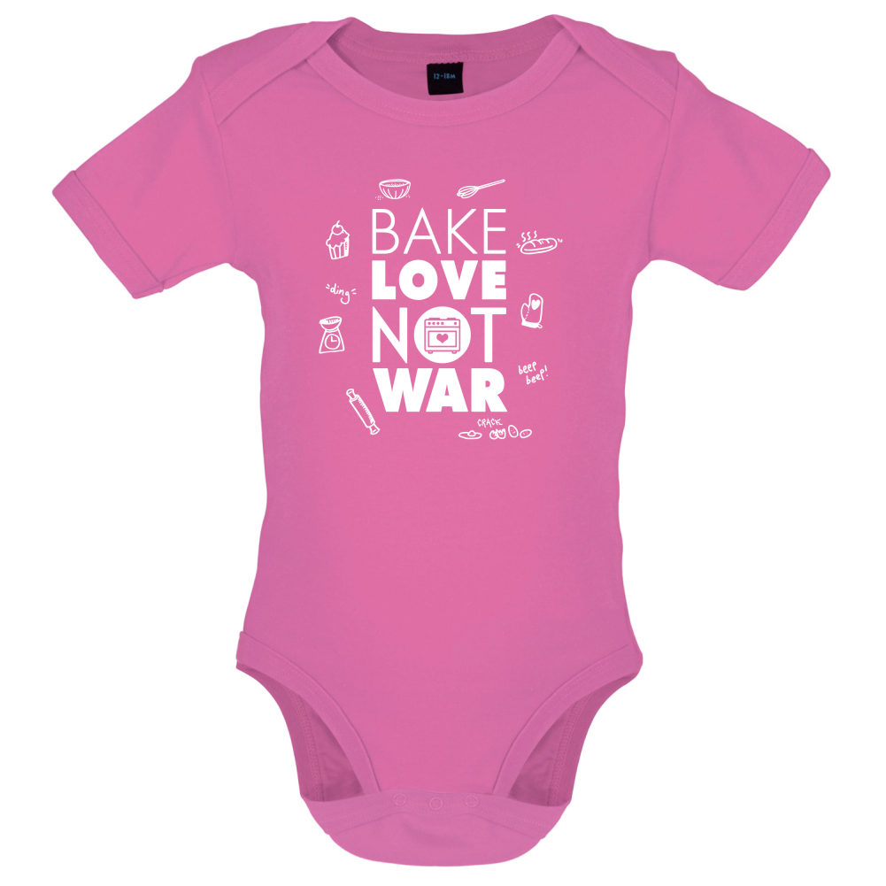 Bake Love Not War Baby T Shirt