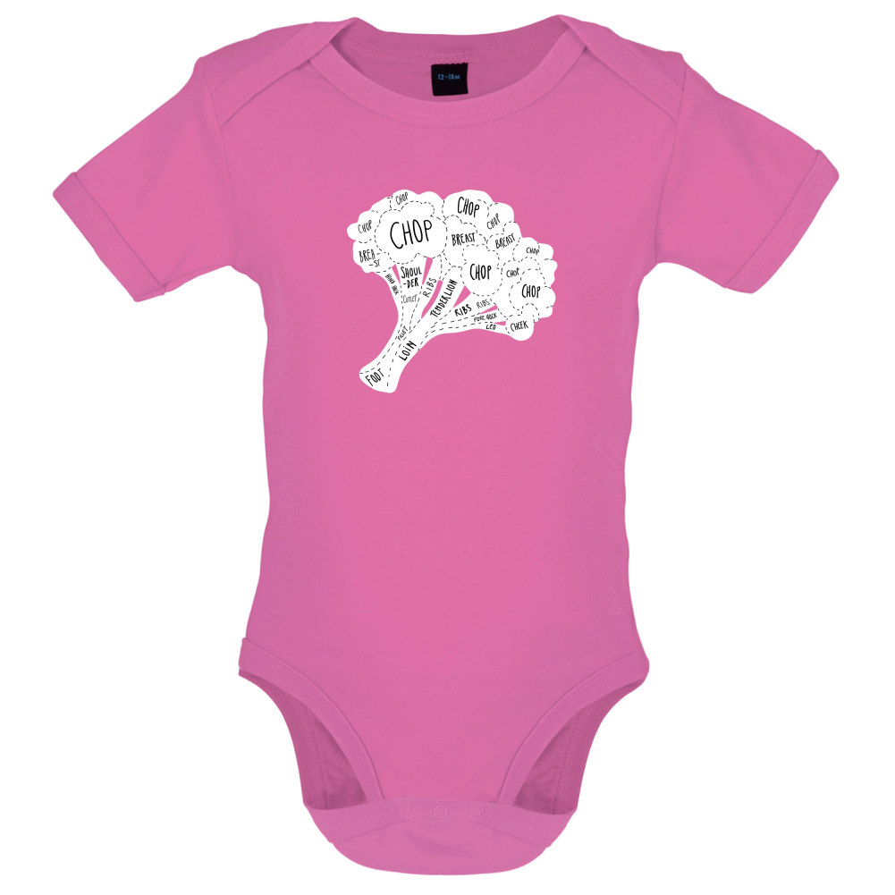 Butcher Broccoli Diagram Baby T Shirt