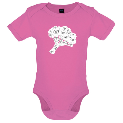 Butcher Broccoli Diagram Baby T Shirt