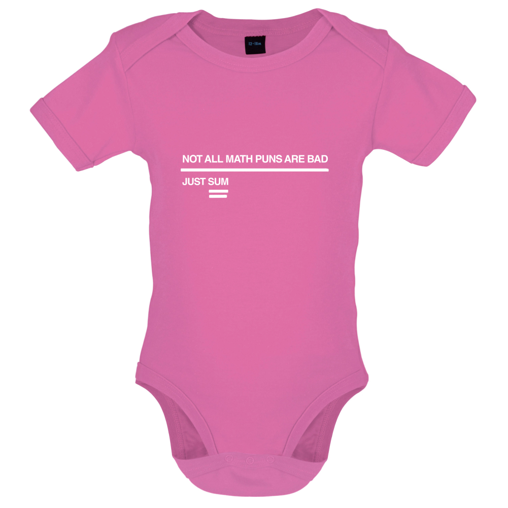 Not All Math Puns Are Bad Baby T Shirt