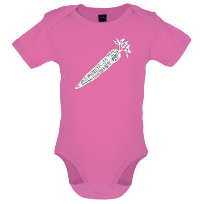 Butcher Carrot Diagram Baby T Shirt