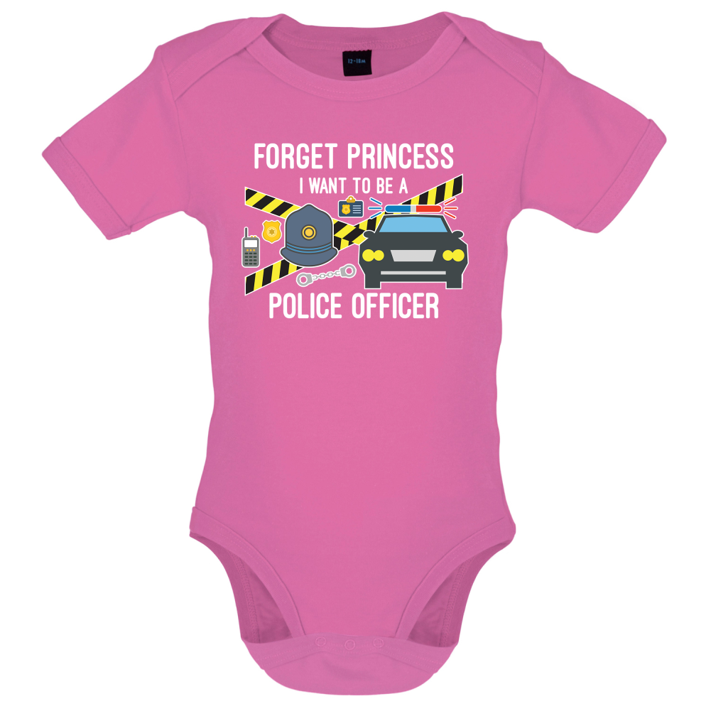 Forget Princess Police Officer Kids T Shirt