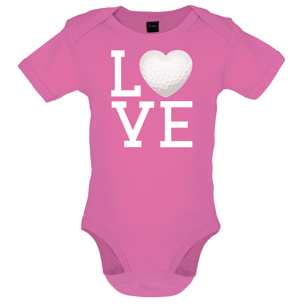 I Love Golf Baby T Shirt