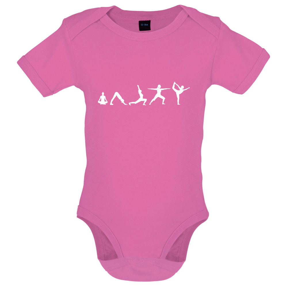 Evolution Of Yoga Baby T Shirt