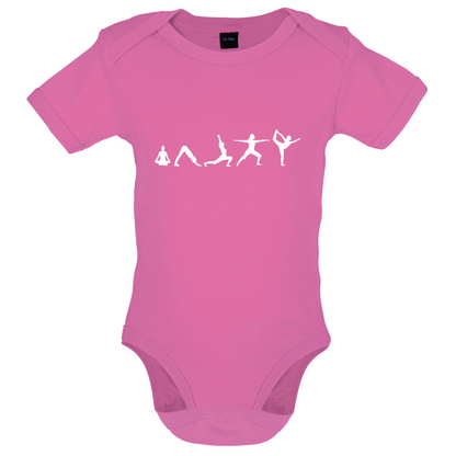 Evolution Of Yoga Baby T Shirt