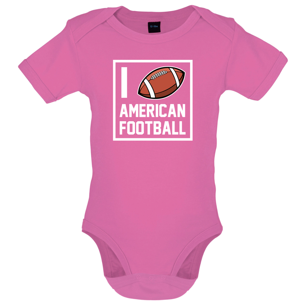 I Heart American Football Baby T Shirt