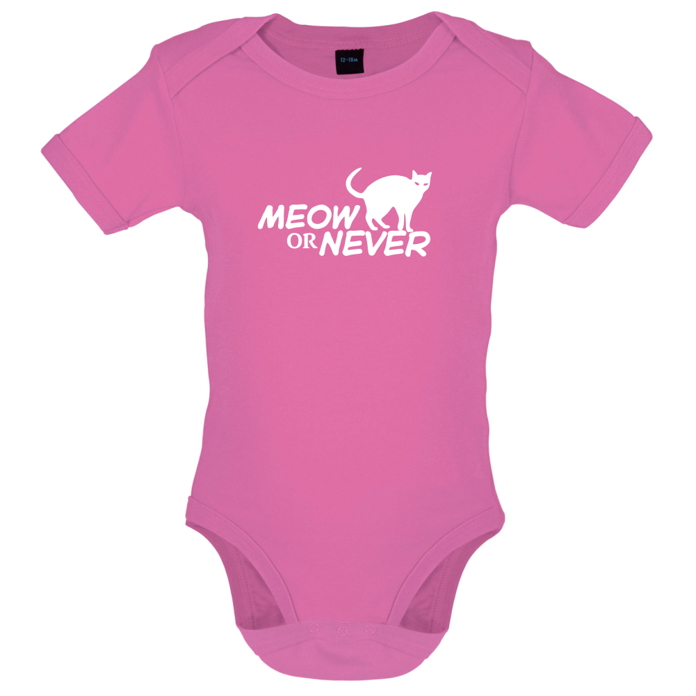 Meow Or Never Baby T Shirt