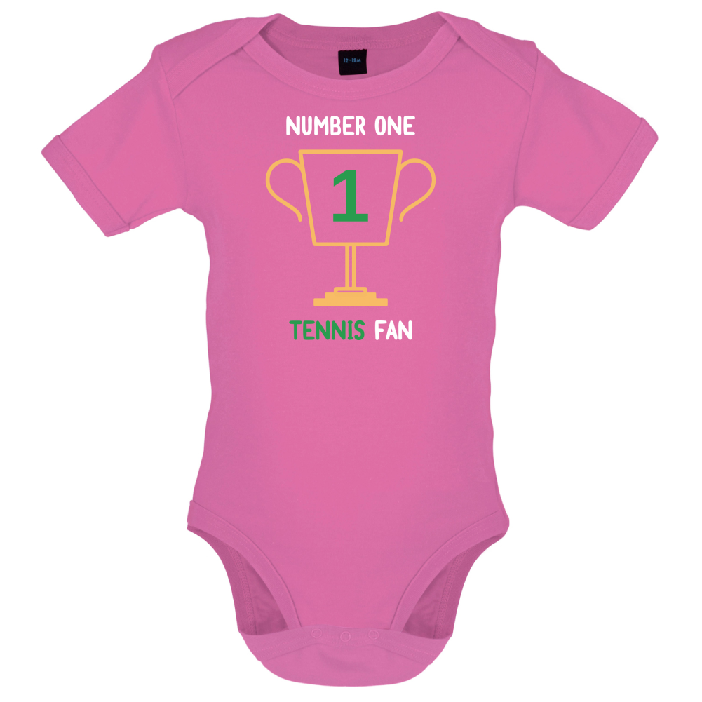 Number 1 Tennis Fan Baby T Shirt