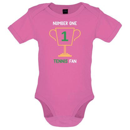 Number 1 Tennis Fan Baby T Shirt