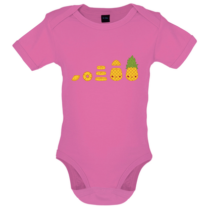 Evolution Of Pineapple Baby T Shirt