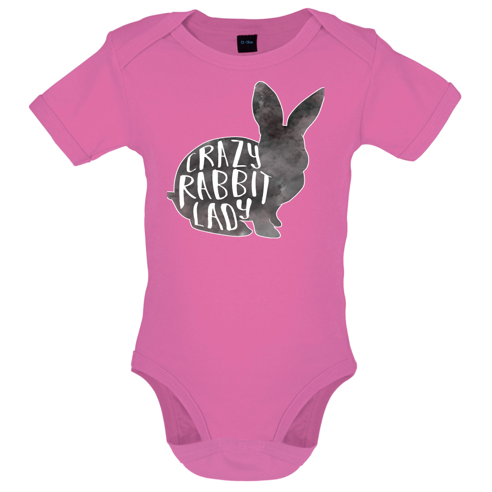 Crazy Rabbit Lady Baby T Shirt