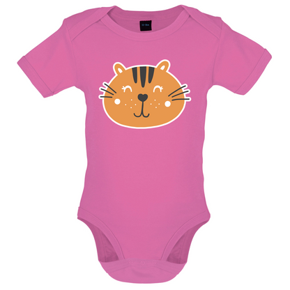 Smiley Face Tiger Baby T Shirt