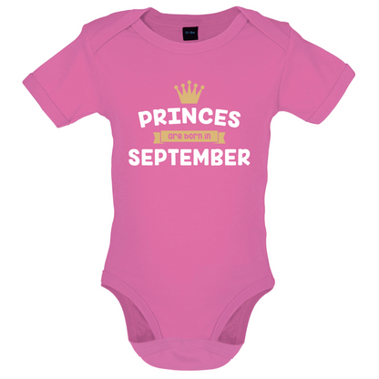 Princes Are Born In September Baby T Shirt