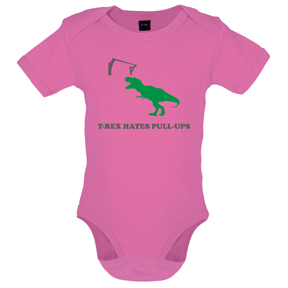 T-Rex Hates Pull-Ups Baby T Shirt