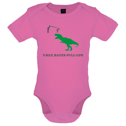 T-Rex Hates Pull-Ups Baby T Shirt