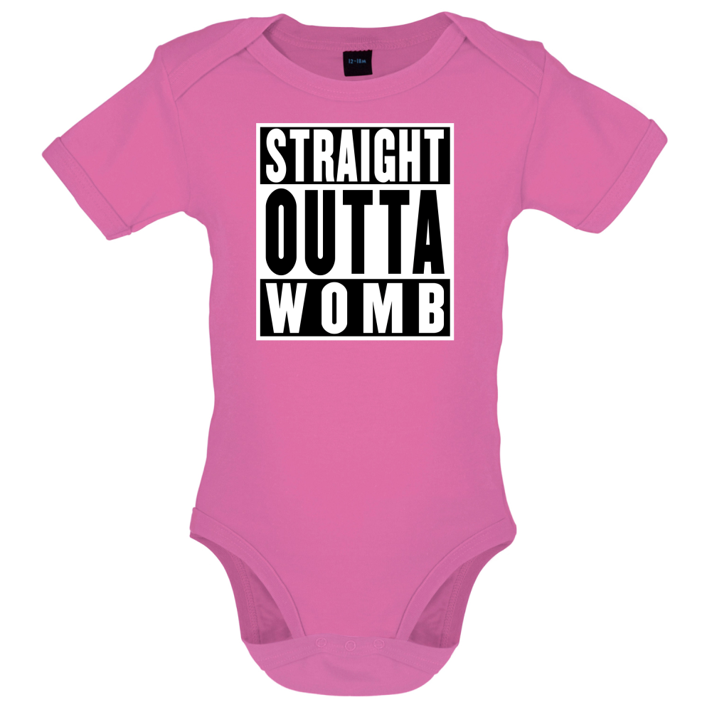 Straight Outta Womb Baby T Shirt