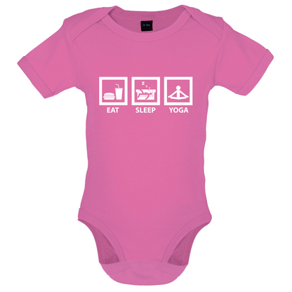 Eat Sleep Yoga Baby T Shirt