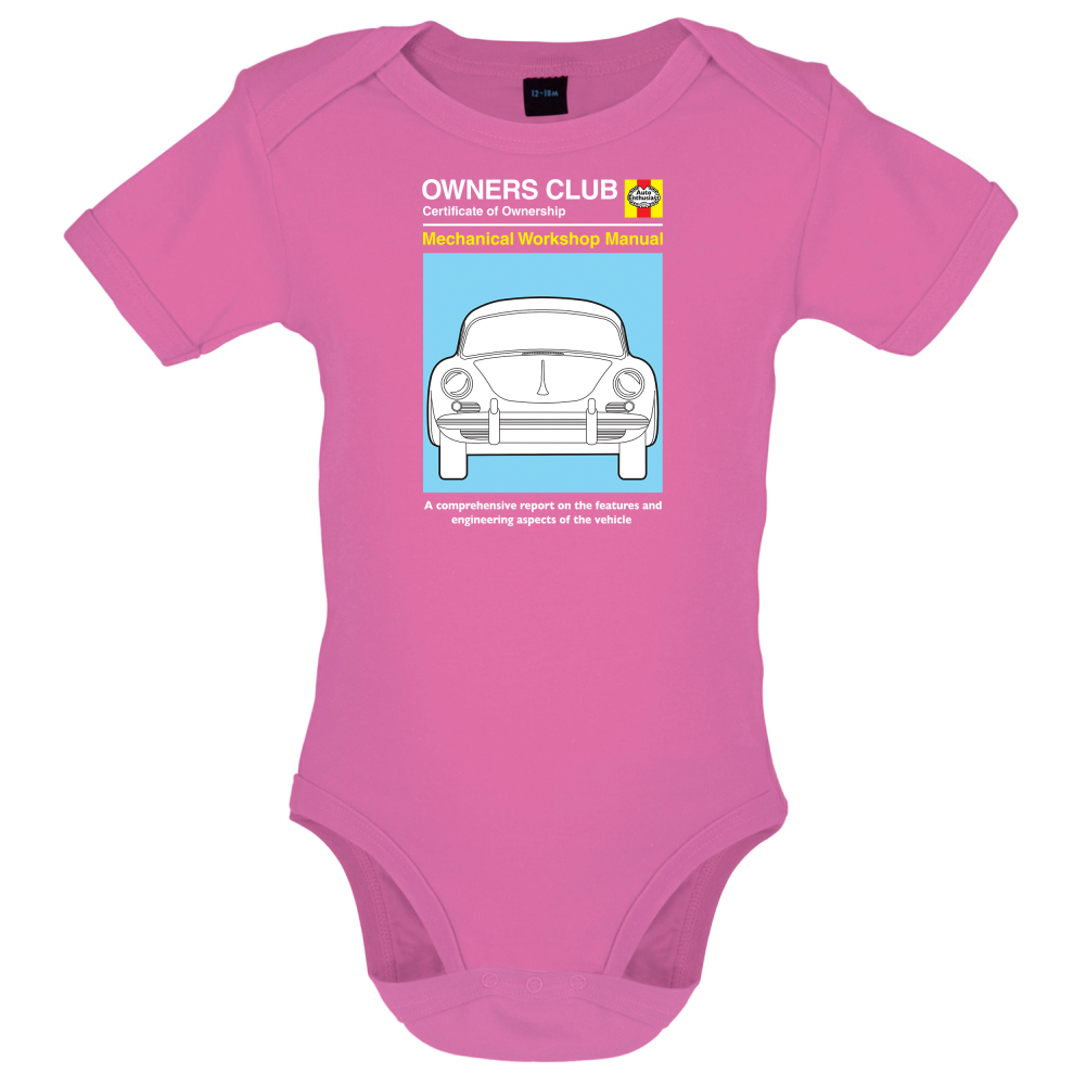 Car Owners Manual 356 Baby T Shirt