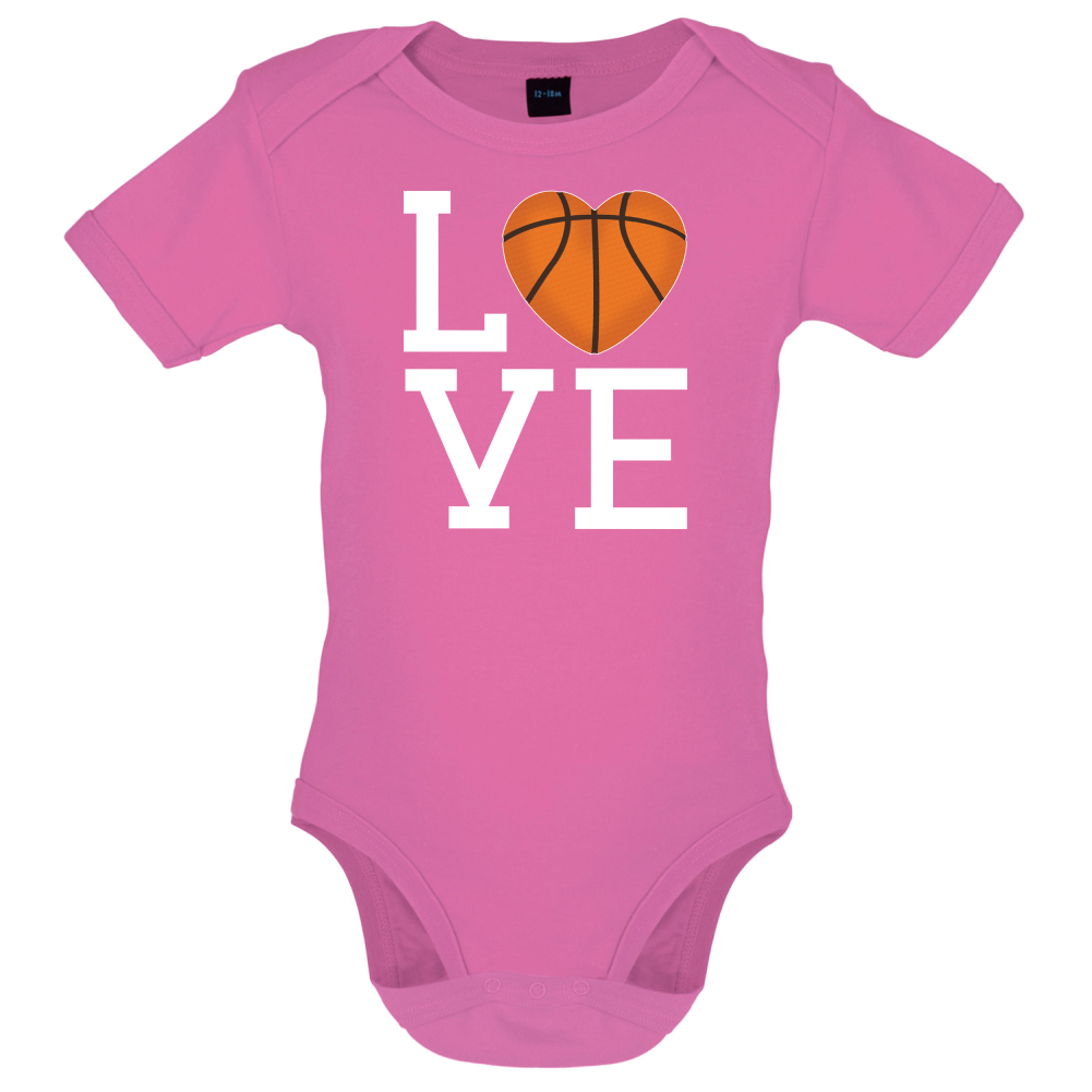 I Love Basketball  Baby T Shirt