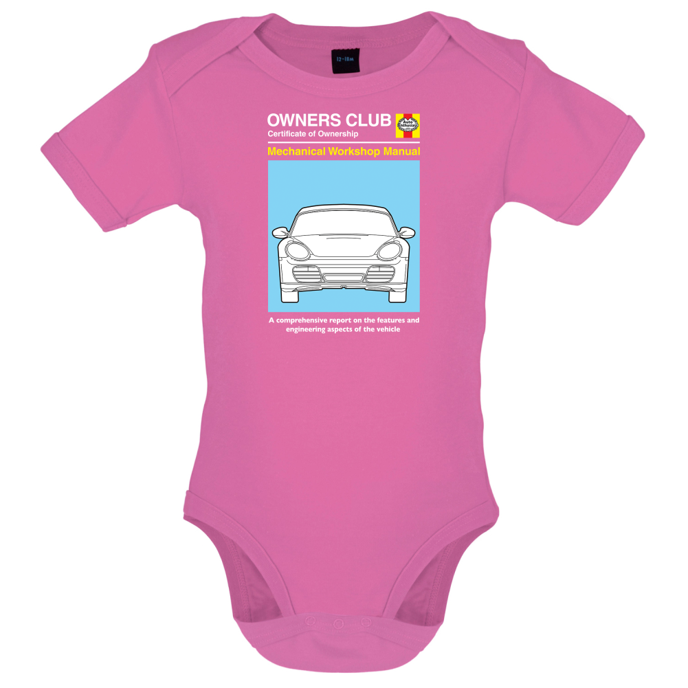 Car Owners Manual 987 Baby T Shirt