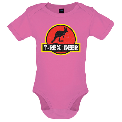 T-Rex Deer Baby T Shirt