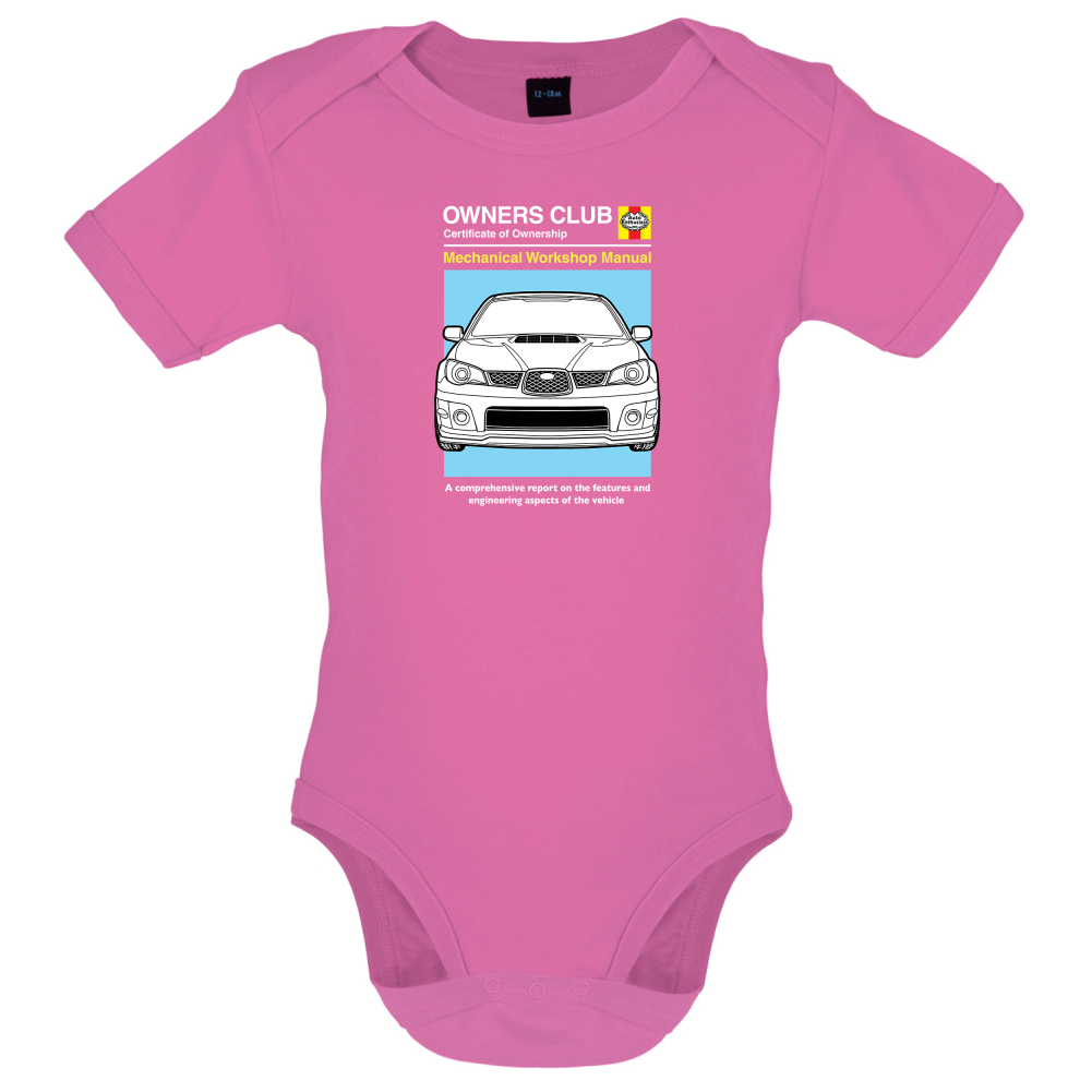 Car Owners Manual Impreza Baby T Shirt