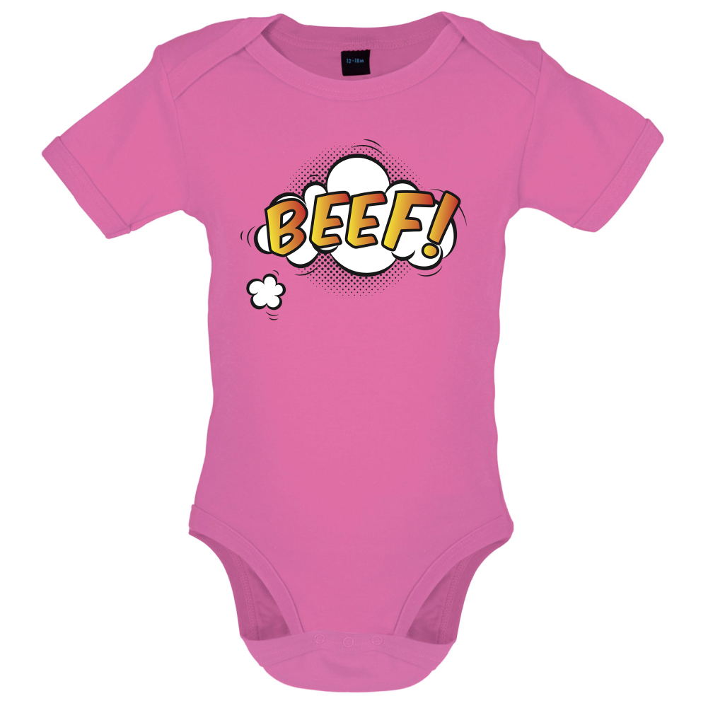 BEEF Word Art Baby T Shirt