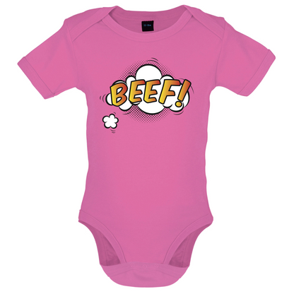 BEEF Word Art Baby T Shirt