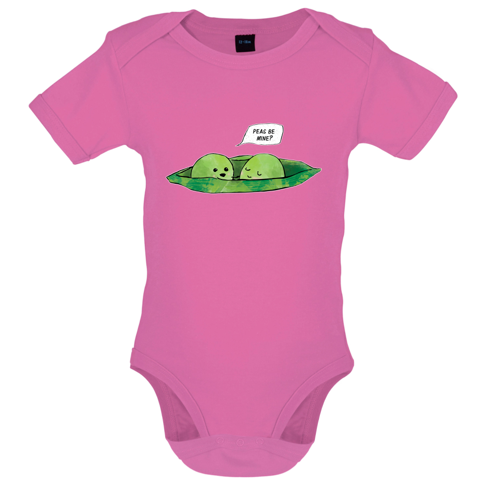 Peas Be Mine Baby T Shirt