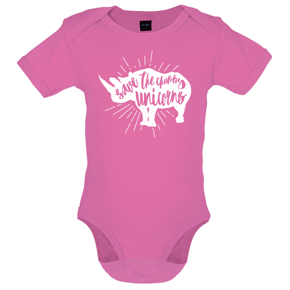Chubby Unicorns Baby T Shirt