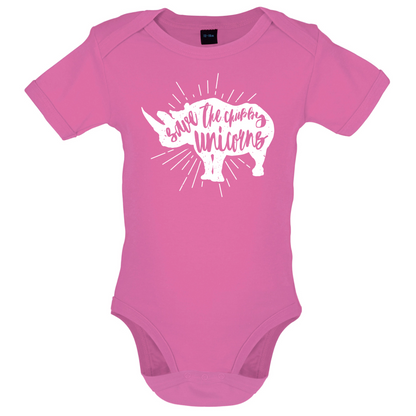 Chubby Unicorns Baby T Shirt